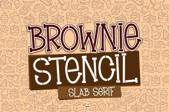 Brownie Stencil: A Slab Serif That Brings Playful Energy to Any Project