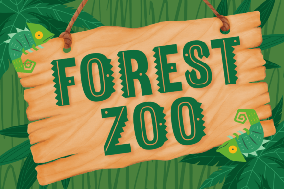 Forest Zoo: Whimsical Typography for Playful Branding