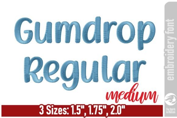 Gumdrop Playful Embroidery Font: A Friendly Touch for Creative Projects