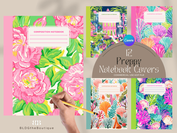 Launch Your KDP Business with Preppy Notebook Covers
