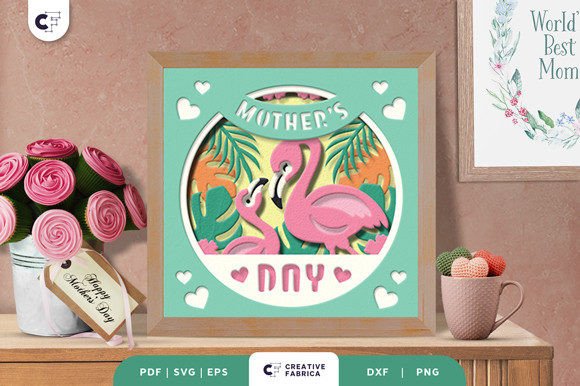 Mama and Baby Flamingo 3D Paper Cut SVG: A Designer's Guide