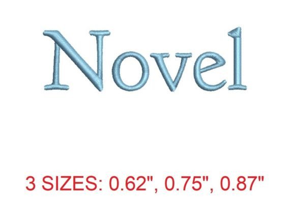 Novel Embroidery Font: A Stitch of Elegance