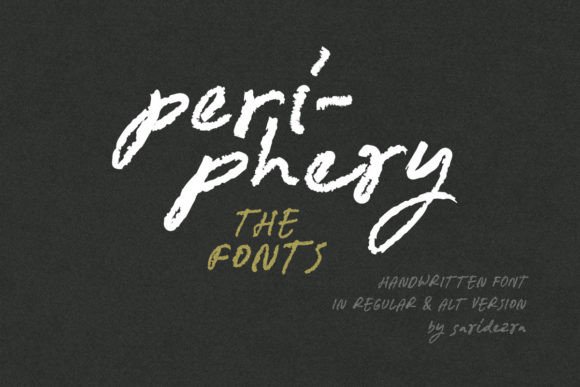Periphery: The Hand-Drawn Typeface with Real Character