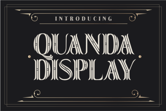 Quanda Display: The Playful Circus Font for Bold Designs