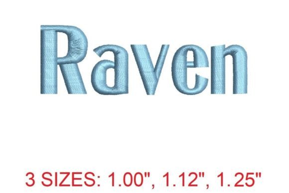 Raven Font: Enchanting Embroidery for Every Crafter