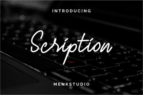 Scription: The Flowing Handwritten Font with Timeless Appeal