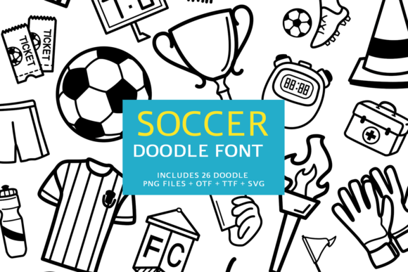 Soccer Doodle: The Playful Typeface for Dynamic Sports Projects