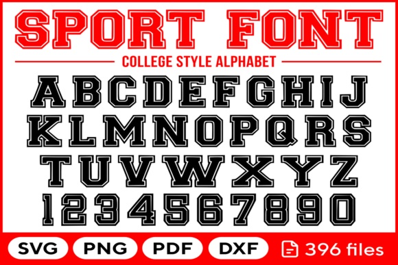 Sport Font Svg Png Pdf Dxf: Your All-in-One Creative Toolkit