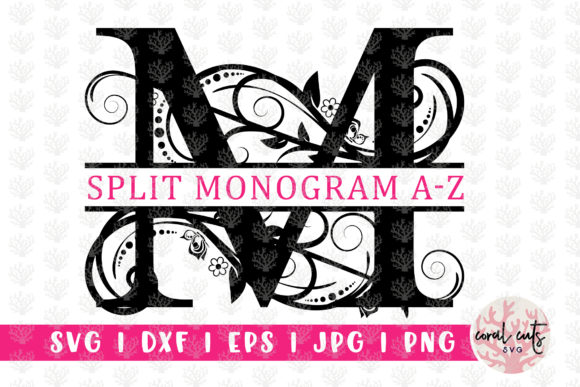 Swirl Floral Split Monogram: A Designer's Guide to This Alphabets Set