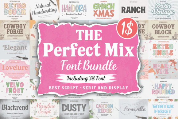 The Perfect Mix Font Bundle: A Designer's Toolkit for Every Project
