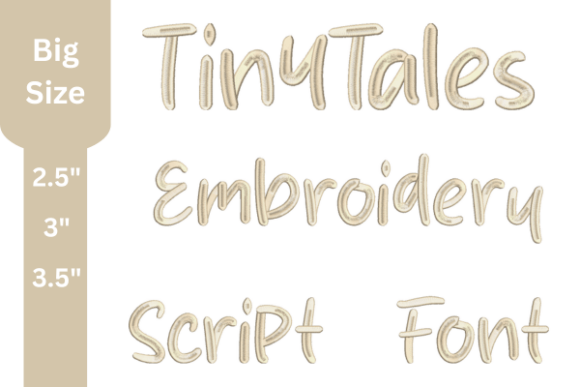 Tiny Tales Script Embroidery Font: A Guide to Machine-Ready Style