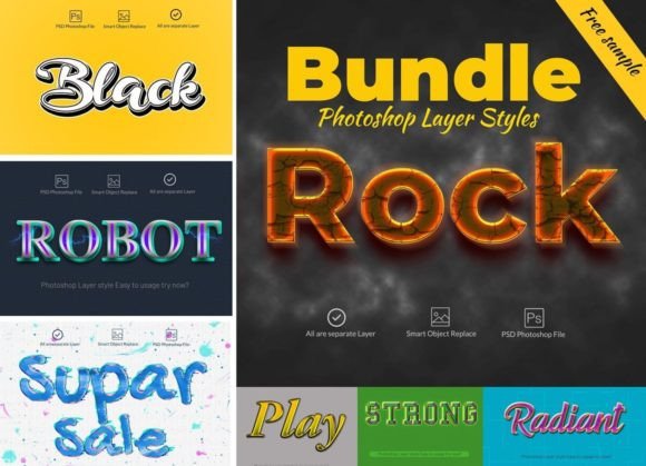 Unlock Unlimited Creativity with This Photoshop Layer Styles Bundle