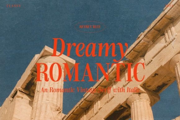 Why Dreamy Romantic Is Your Go-To Serif for Nostalgic Design