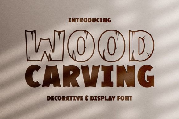 Wood Carving: Where Rustic Charm Meets Modern Typography